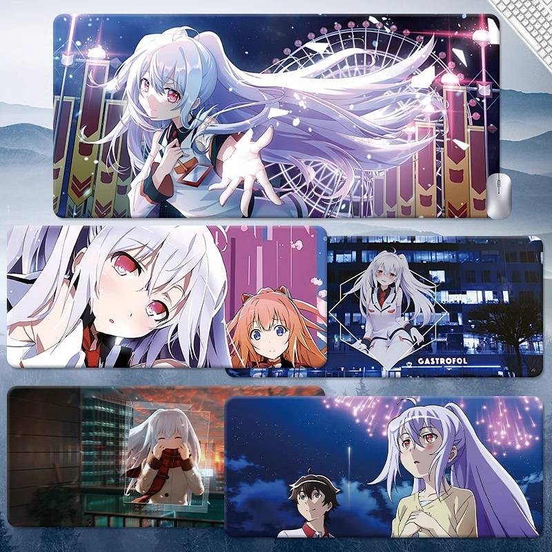 Plastic Memory Mouse Pad Ella Anime Peripheral Oversized Small Size Table Mat Two-Dimensional Game C