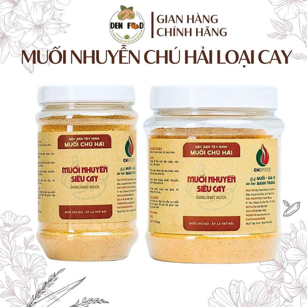 Muối Nhuyễn Tây Ninh Chú Hải Loại Cay - Ăn Vặt Denfood