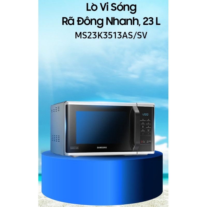 Lò vi sóng Samsung MS23K3513AS 23L 800W