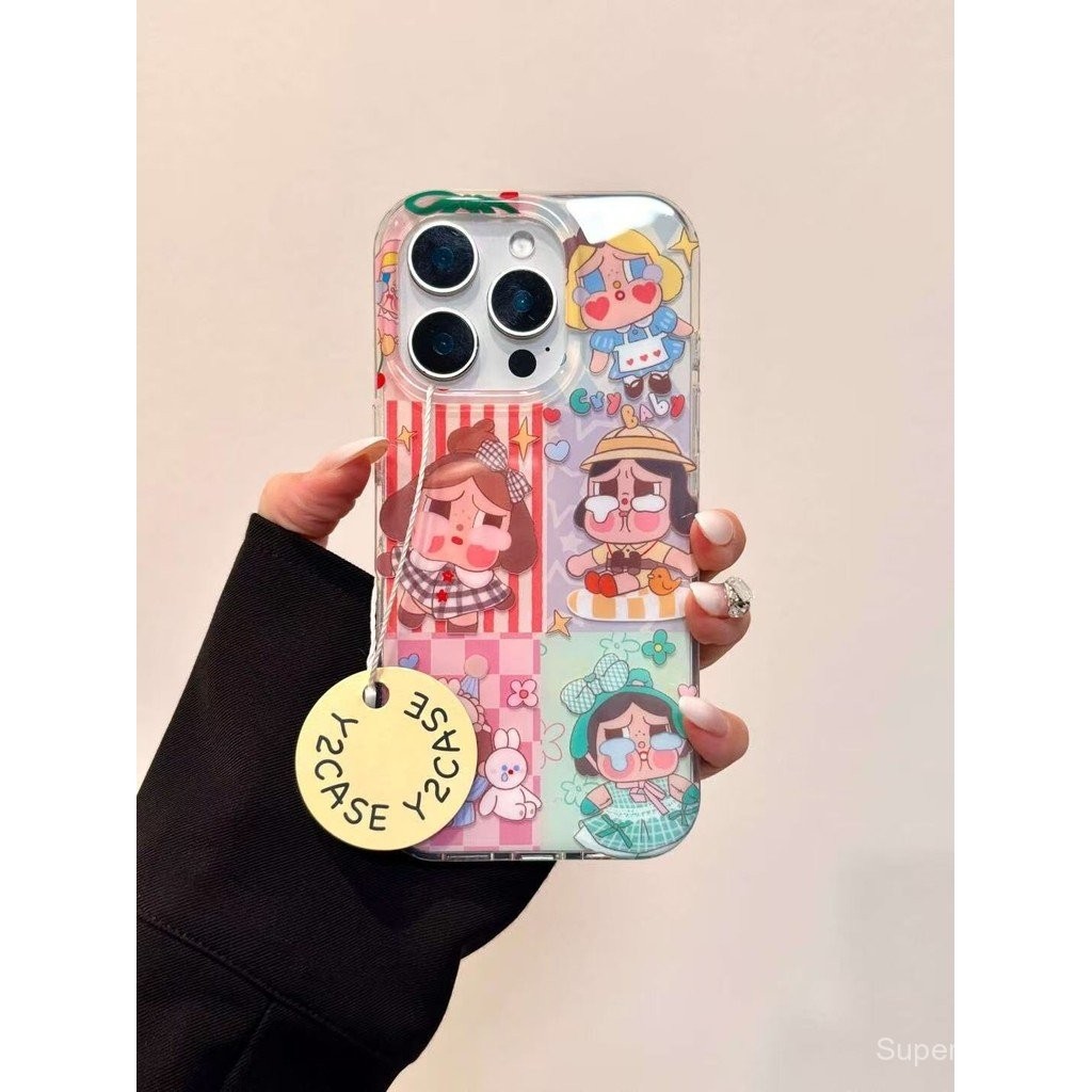 Ốp Điện Thoại Thích Hợp Cho iPhone 7 8 X XS XR XSMAX 11 12 13 14 15 16 Pro max Plus Sọc Khâu Khóc Ch