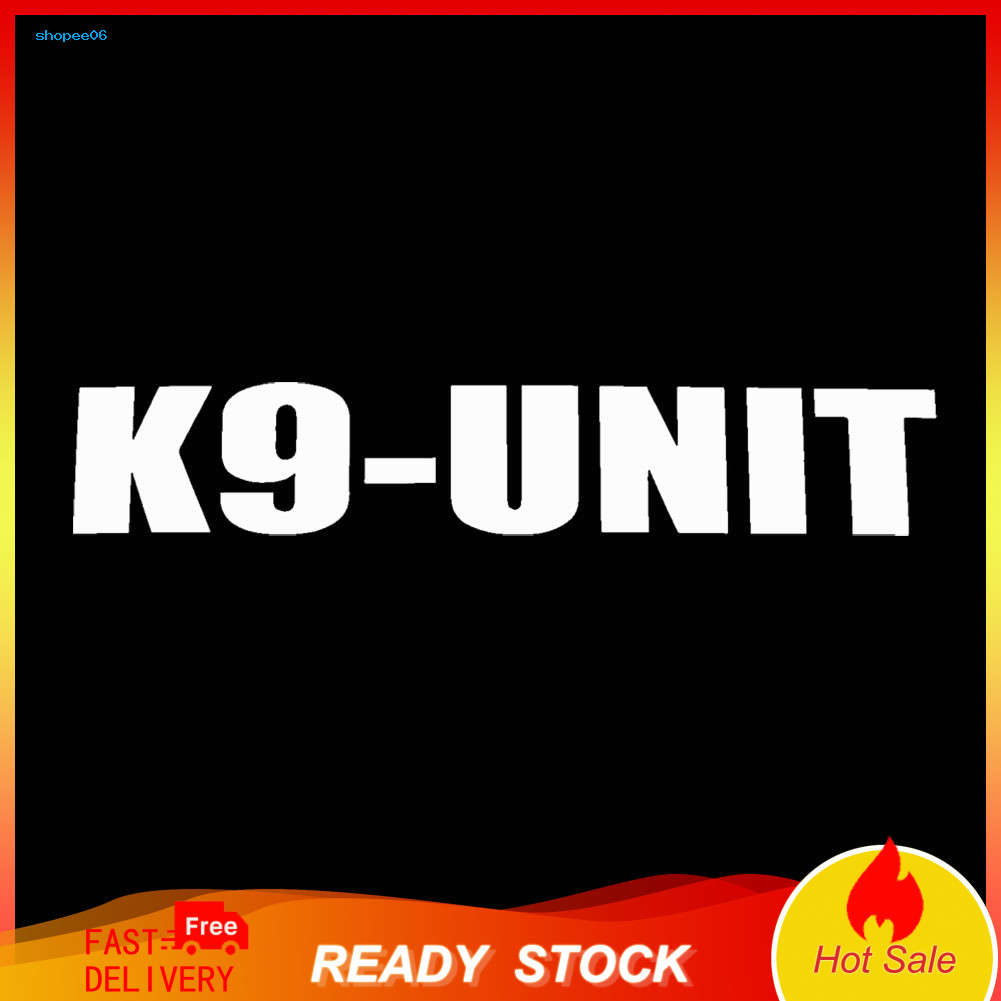 PEMG K9-Unit Xe Kiểu Dáng Thân Xe Cửa Sổ Phản Quang Đề Can Dán Trang Trí