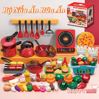 Bộ Đồ Chơi Nhà Bếp,Bộ Nấu Ăn Bữa Ăn,Mô Phỏng Nấu Ăn Và Kỹ Năng Sống Cơ Bản,đồ chơi giáo dục thông minh