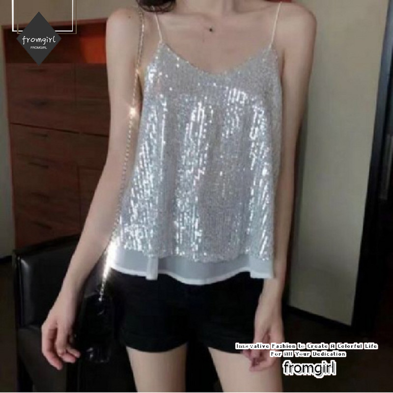 Lớp đế đính cườm, cổ chữ V mỏng, áo vest đa năng