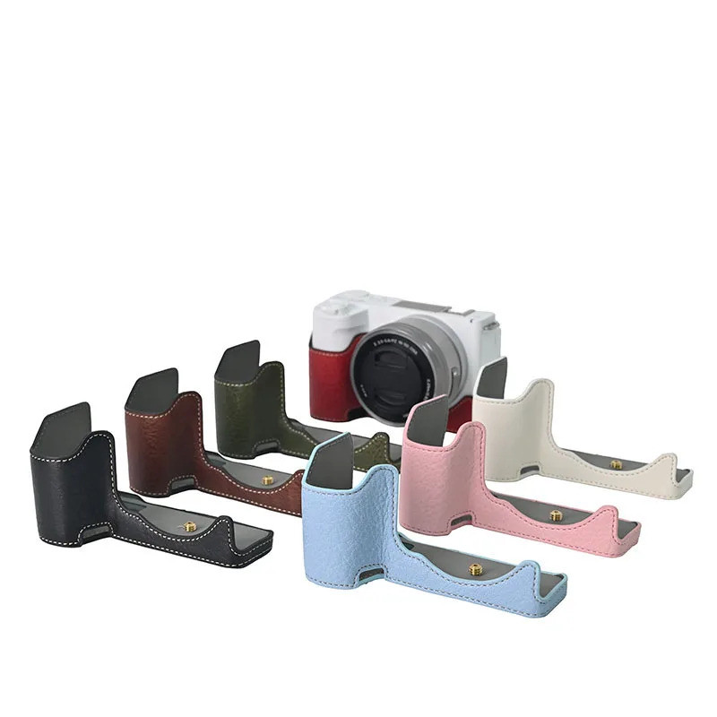 Bao Da Nửa Cho Sony ZV-E10 Mark II ZV-E10 M2 Túi Đựng Máy Ảnh Grip