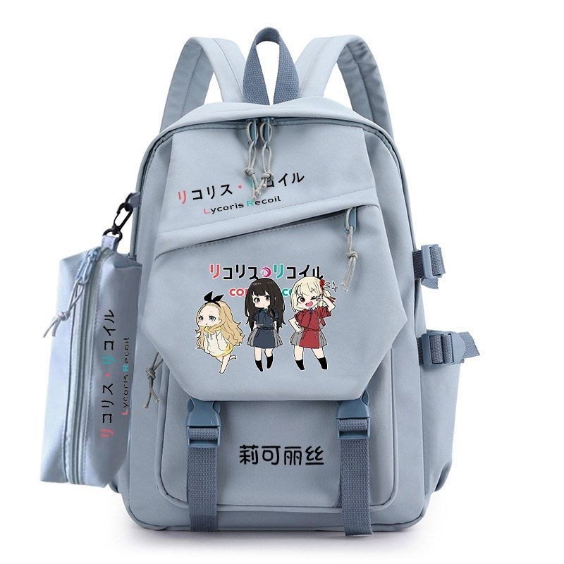 Ba lô Lycoris Recoil Lycoris Recoil Kokki Chibunch Ba lô Học sinh tiểu học Túi đi học bền