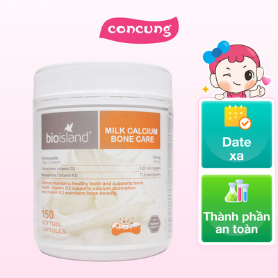 Thực phẩm bảo vệ sức khỏe Bioisland Milk Calcium Bone Care