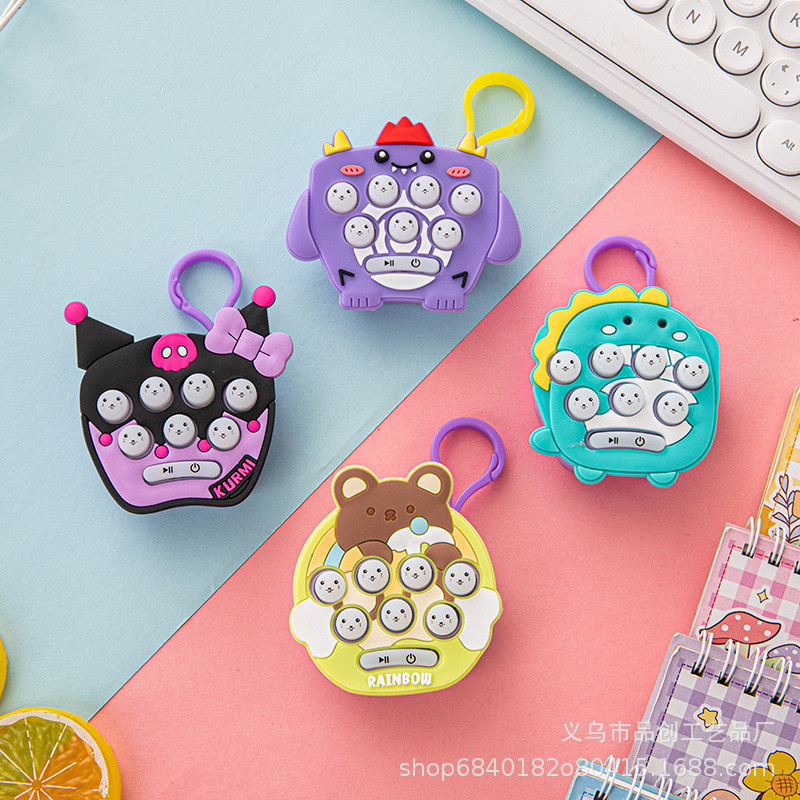 Whack-a-Mole Đồ Chơi Mặt Dây Chuyền Trẻ Em Giáo Dục Mini Đồ Chơi Nhỏ Giải Nén Báo Chí Happy Whack-a-