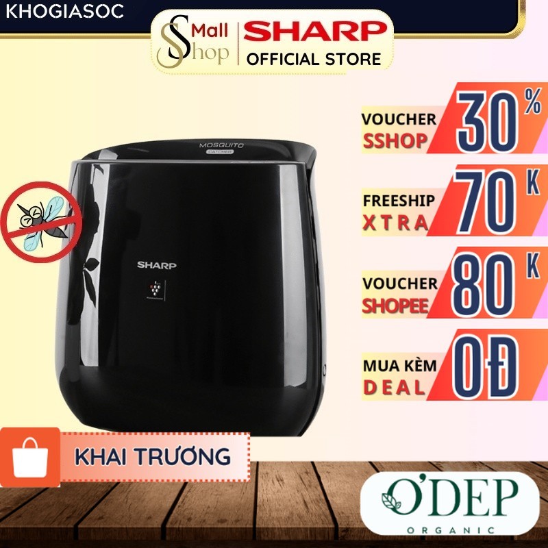 Máy lọc không khí và bắt muỗi Sharp Hàng Thái Lan Chính hãng cho phòng 25m2 FP-JM30V-B - SSHOP SHL