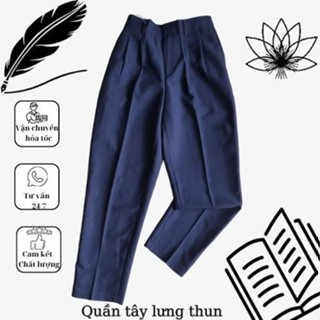 Quần đồng phục học sinh cấp 1, 2 - quần tây xanh đen nam sinh có BIG SIZE 80kg - NH BIG SIZE SHOP