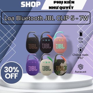 Loa bluetooth kháng nước jbl clip5 - bảo hành 12 tháng chính hãng
