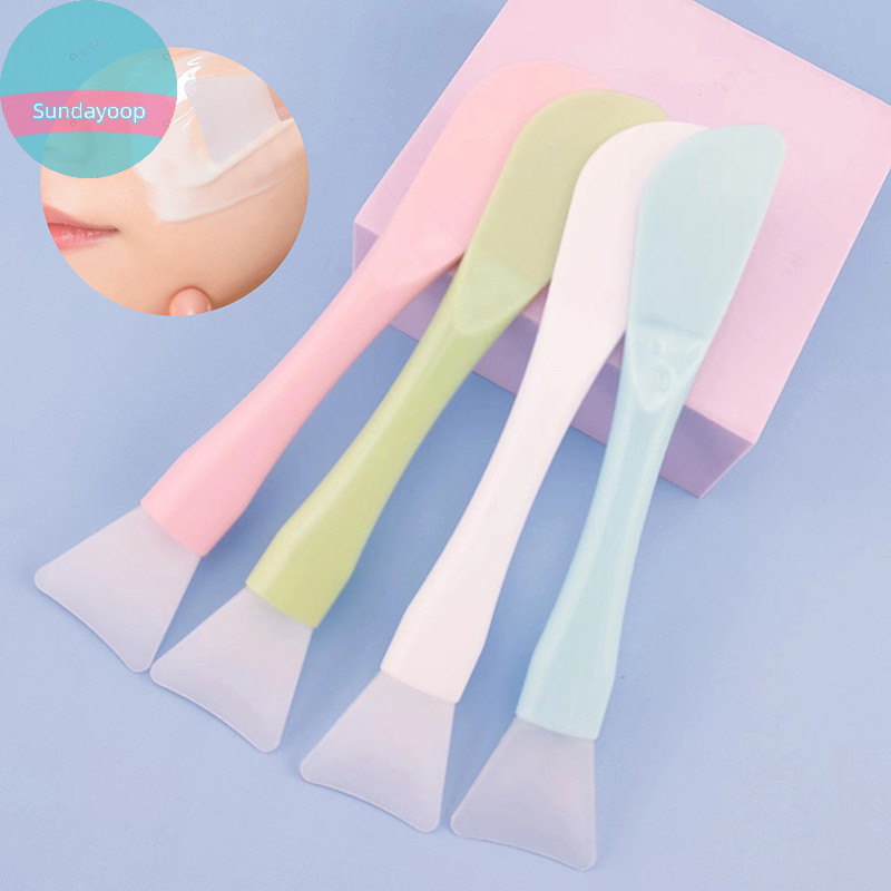 Sund Silicone Facial Mask Brush Soft With Scraper Tích hợp Dual-use Mud Film Brush DIY Film Adjusg B