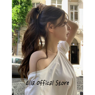 Ella Store áo phông áo thun nữ croptop baby tee Thời trang Vintage Cổ điển Xu hướng WTX2470D64 28Z240712
