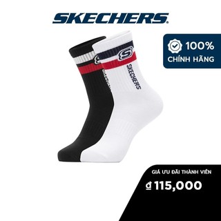 Skechers Nam Vớ Tập Gym, Đi Học, Đi Làm - L420M096-004X