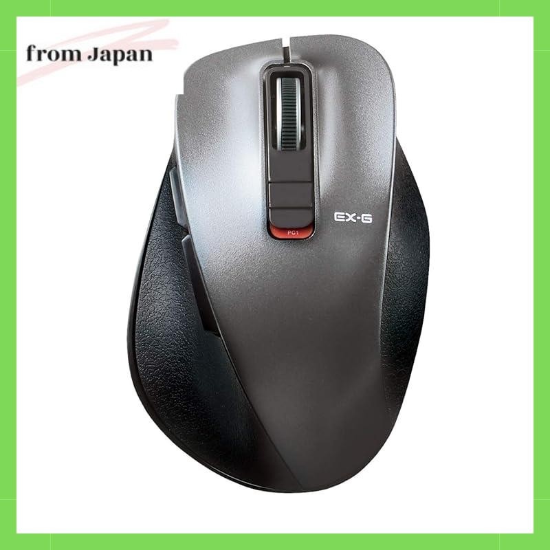 Elecom Wireless Mouse Bluetooth EX-G Grip of Supreme Silence Design 5 Button Multi-Pairing M Size Gu