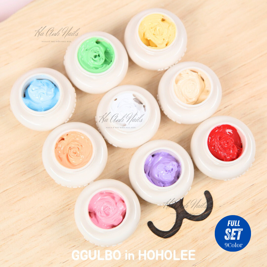 "Hoholee - Embo 3D Meringue Gel 9 colors ": Bộ Sản Phẩm Gel Embo 3D HoHoLee Hàn quốc tạo nghệ thuật 