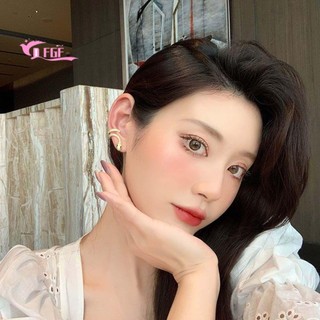 DFGF tai dạng kẹp hình rắn bằng hợp kim nhiều màu thời trang Hàn Quốc cổ điển cho nữ