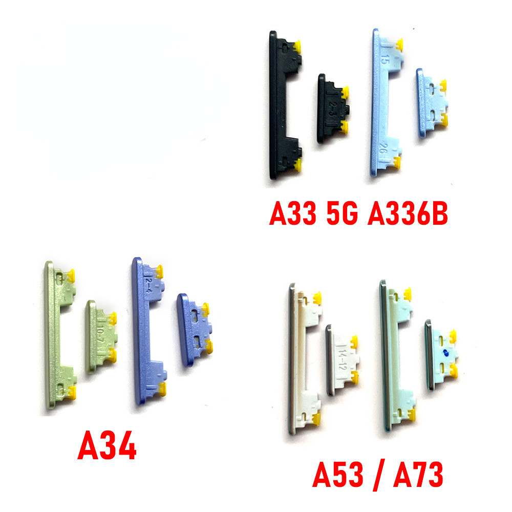 Bộ phận thay thế sửa chữa nút nguồn và nút âm lượng MỚI cho Samsung A33 5G A336B A34 A53 A73