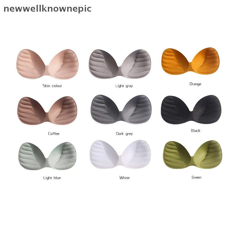 Newwellknownepic Nữ Bikini Đệm Chèn Áo Ngực Tăng Cường Đẩy Lên Ngực Vô Hình Pad VN