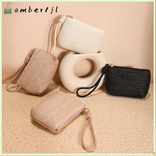 Ví AMBER1, Ví đựng tiền xu có dây kéo Mini, Túi đựng tiền ống hút dễ thương dành cho nữ