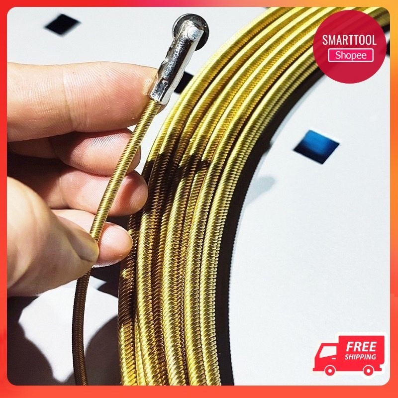 Dây mồi luồn dây điện đầu bánh xe cáp lụa đường kính 4mm ,dây mồi dây luồn ống dây điện sợi cáp vàng