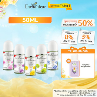 Lăn khử mùi trắng da Enchanteur Charming/ Delightful/ Romantic/Sensation/Magic 50ml