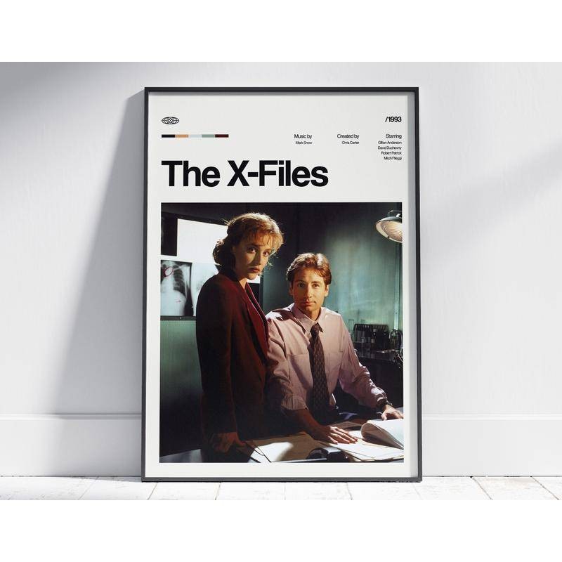 (P06) Poster phim Twin Peaks Friends Breaking Bad Good Omens Fleabag Gilmore Girls X Filesh