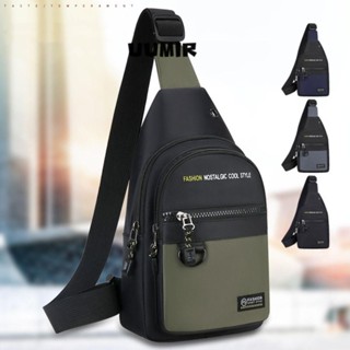 UUMIR Túi thắt lưng, Túi đeo chéo nam đa chức năng màu xám xanh lá cây màu đen, Túi đeo chéo Nylon dung tích lớn Unisex