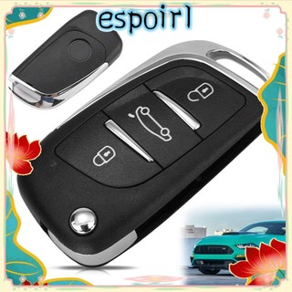 DFGF Khóa Gấp ESPO, Vỏ Chìa Khóa Ô Tô Chống Rơi ABS, Chất Lượng Cao 2 / 3 Nút Di Động Thay Thế Chìa Khóa Từ Xa Fob Cho Xe VW / Toyota / Mazda