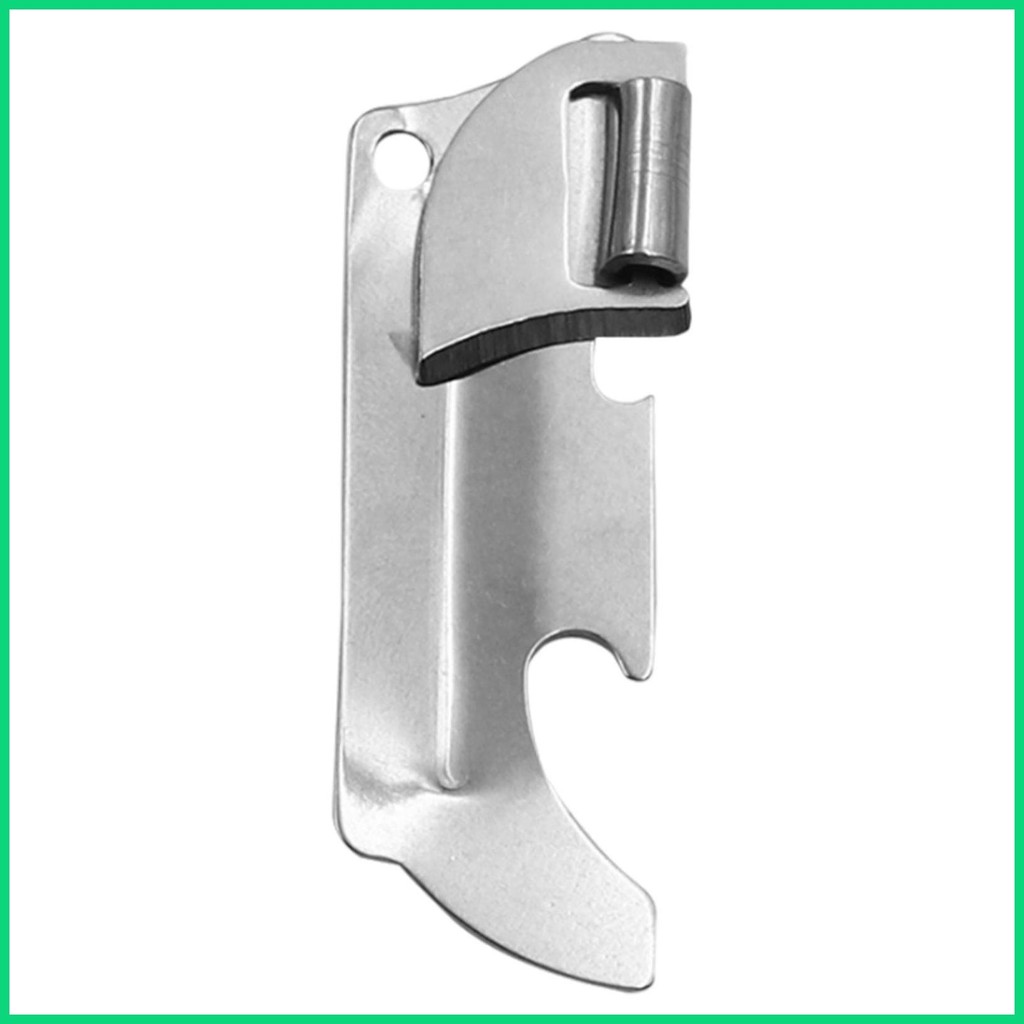 Dụng cụ mở hộp bằng thép không gỉ và dụng cụ mở nắp chai Dụng cụ mở lọ để cắm trại và du lịch Dụng cụ mở hộp cắt an toàn cho jiwvn