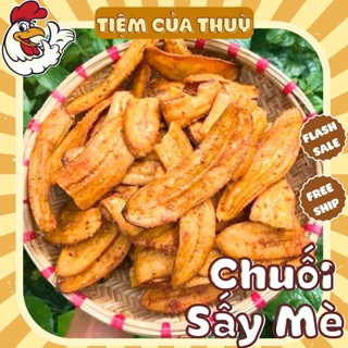 500G CHUỐI SẤY MÈ - THƠM GIÒN NGON RẺ CHẤT LƯỢNG - 300G / 500G, đồ ăn vặt, Tiệm ăn vặt Thuỳ Bùi