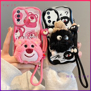 Ốp điện thoại cho Vivo Y20 Y11s Y12s Y20a Y20g Y20i Y20 2021 Y20S Y30 Y30g Y38 Y200i T3X Y35 Y22T Y28  Y12A ốp lưng iQOO U1x 4g 5g Ốp lưng 3D Búp bê sang trọng Winnie the Pooh Paca Dog Vỏ điện thoại dễ thương