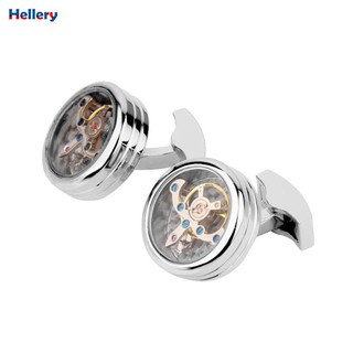 Hellery Men 'Movement Cufflinks Cuff Links Mới lạ
