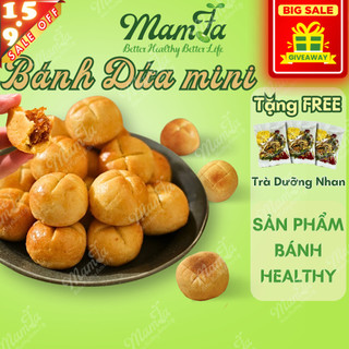 Bánh dứa mini handmade cao cấp Mamfa vị dứa tươi chua ngọt tự nhiên bánh dứa nguyên cám healthy