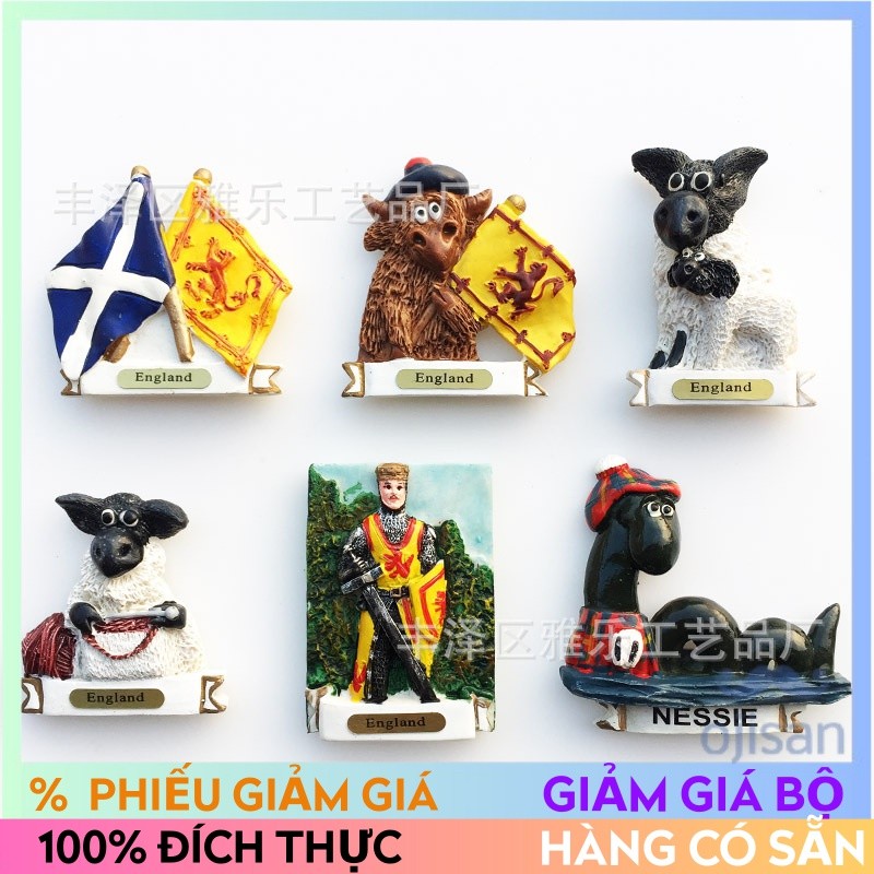 [Magnet] [Nam châm]   Tủ Lạnh Scottish Anh Quốc