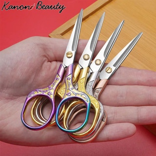 Kéo thêu bằng thép không gỉ phong cách cổ điển Vải & Kéo ren đa chức năng để may vá và may thủ công Dụng cụ trang điểm