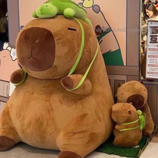 Ba lô gấu bông capybara mũi capybara, gấu bông capybara màu hồng, lợn capybara mềm mại