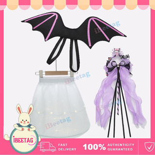  Sanrio Kuromi Gothic Đầm Công Chúa Phụ Kiện Trang Phục Cánh Cổ Tích   Cây Đũa Phép   Bẻ Đũa Halloween Trang Phục Tiệc 