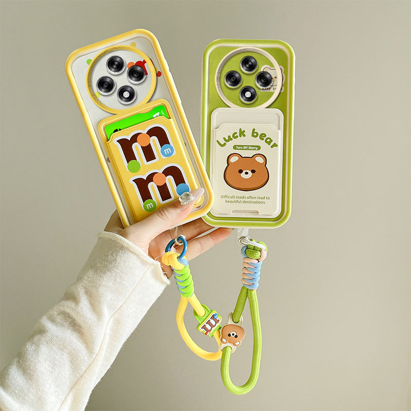 ốp lưng oppo reno 12f 5g Túi đựng thẻ có vỏ điện thoại cho hộp đựng oppo reno 12f 5g