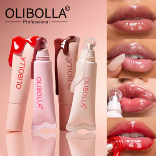Hot Sale#OLIBOLLAWater Light Moisturizing Moisturizing Lipstick Lip and Cheek Dual-Use Cheap Student Lipstick Female Jelly Lip LacquerRX10
