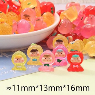   có sẵn - hỏa tốc hcm  MOI HOA QUẢ SIZE MINI 11*13*16MM CHARM DIY CHARM PHÁT SÁNG NHIỀU MÀU 