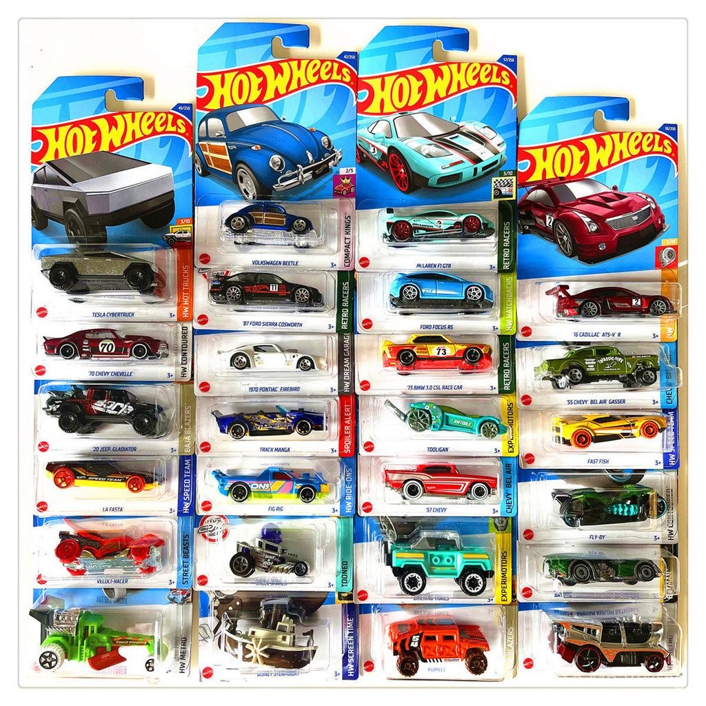 HOTWHEELS xe thể thao nhỏ C4982022BAQPN Bugatti McLaren Toyota AE86 Tesla 76CV