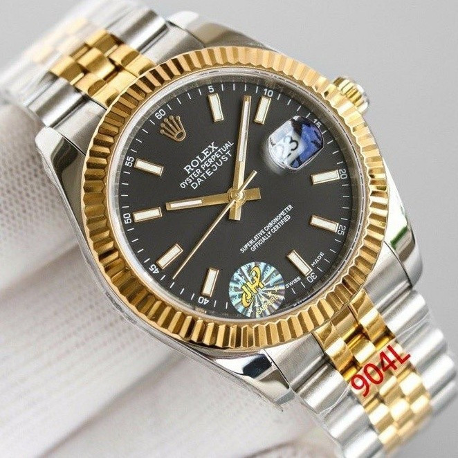 QCZR 2025 Đồng hồ nam thép không gỉ JAM JUST Rolex Luxury AAA tự động