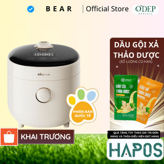  Nồi cơm điện Mini 1.6L  lòng nồi 2 người ăn  Bear DFB-C16K1 - Hàng chính hãng - HAPOS HOF 