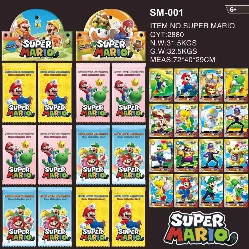 Anime Nhật Bản Mario Mario Mario Mario Mario Mario Super Mario Card Mario Card Phiên Bản Tiếng Anh B