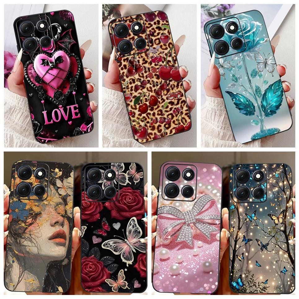 Dành Cho Motorola Moto G86 G56 5G / Motorola G66j G66y G86 Vỏ Điện Thoại Điện Thoại Sang Trọng Bướm 