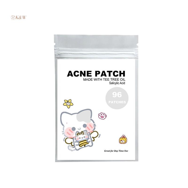 Fullpowernew 96 Miếng Dán Mụn Hình Mèo Hỗ trợ giảm mụn Miếng Dán Vô Hình Mụn Loại Bỏ Mụn Miếng Dán C