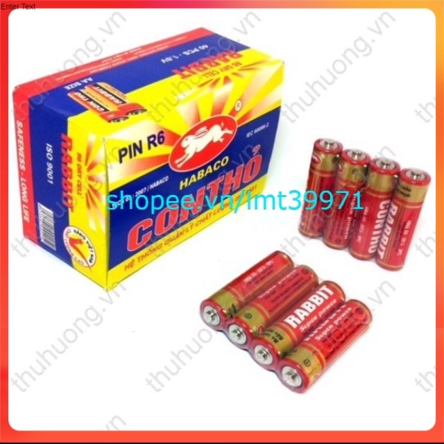 40 viên pin con thỏ size 2A hoặc 3A