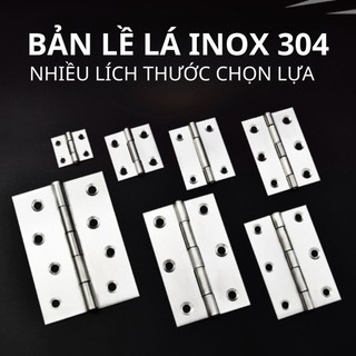 combo 20 bản lề lá inox bóng bản lề lá sắt xi，Bản lề inox 304 sáng bóng-TOOLIX