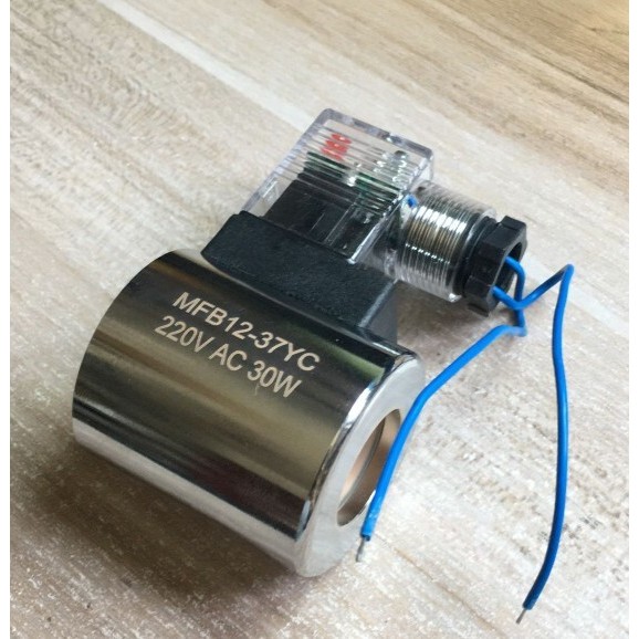 Cuộn dây van điện từ thủy lực MFB12-37YC MFZ12-37YC Lỗ dài 23mm 51MM