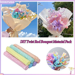 / Lo / 100 Cái / bộ Chenille Thân Lông Tơ Mềm Mại Sáng Tạo Handmade Xếp Hình Phát Triển DIY Nghệ Thuật Thủ Công Trang Trí Dự Án Đồ Thủ Công